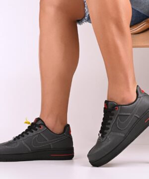 Tênis Nike Air Force 1 Black Base Masculino Grade Fechada