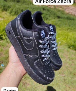 Tênis Nike Air Force Zebra Premium Feminino Grade Fechada