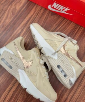 Tenis Nike Air Max Excee Bege Rose Feminino Premium 5