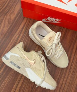 Tenis Nike Air Max Excee Bege Rose Feminino Premium 7