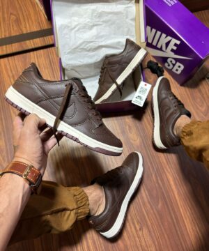 Tenis Nike Dunk Low Marrom Masculino Premium 2