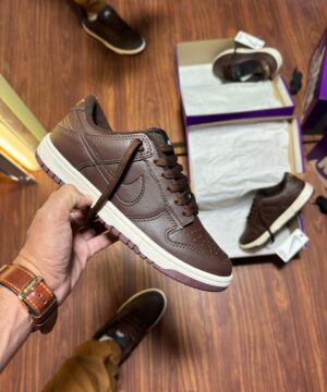 Tênis Nike Dunk Low Marrom Masculino Premium