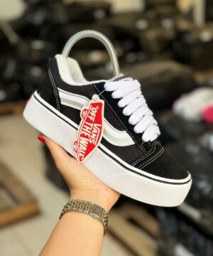 Tênis Vans Knu Plataforma Camurça Feminino Premium Grade Fechada