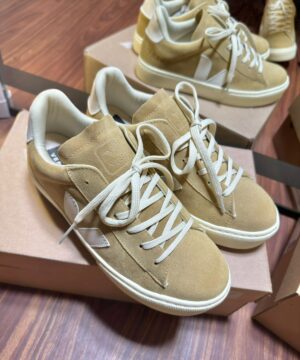 Tenis Vert Cadarco Camurca Areia Branco Premium 10