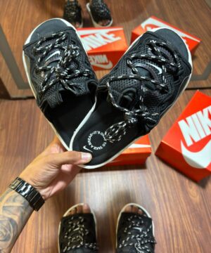 Chinelo Nike Off Line 2.0 Black White Masculino Premium