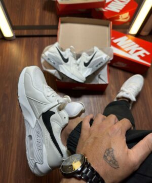 Tenis Nike Air Max Excee Branco Preto Masculino Premium 2