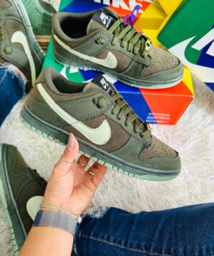 Tenis Nike Dunk Camurca Verde Olivia Pistache Masculino Premium 7