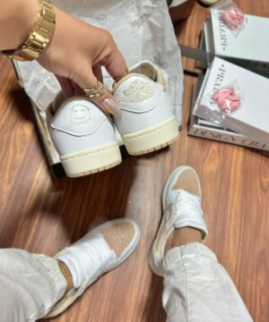 Tenis Nike Jordan Travis Branco Bege Feminino Premium 3