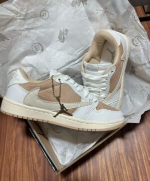 Tenis Nike Jordan Travis Branco Bege Feminino Premium 4