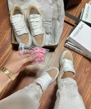 Tenis Nike Jordan Travis Branco Bege Feminino Premium 6