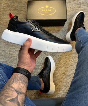 Tenis Prada Couro Legitimo Masculino Grade Fechada 2