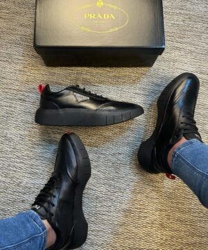 Tenis Prada Couro Legitimo Masculino Grade Fechada 3