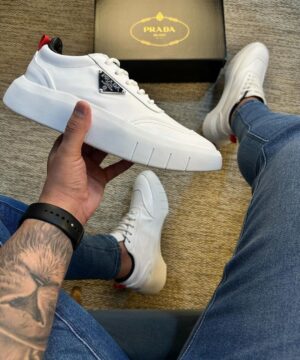 Tenis Prada Couro Legitimo Masculino Grade Fechada 7
