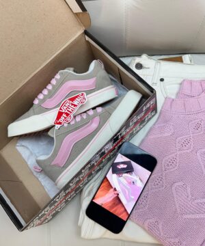 Tenis Vans Old Knu Vulcanizado Pastel Rose Feminino Premium 1