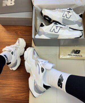 Tenis New Balance 9060 Refletivel Branco Feminino Premium 11