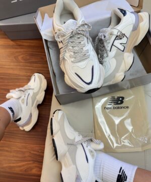 Tenis New Balance 9060 Refletivel Branco Feminino Premium 7