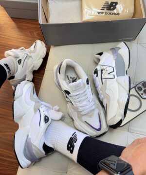 Tenis New Balance 9060 Refletivel Branco Feminino Premium 8