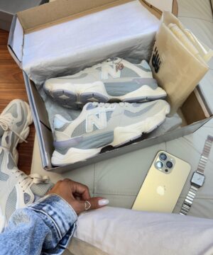 Tenis New Balance 9060 Refletivel Cinza Feminino Premium 3
