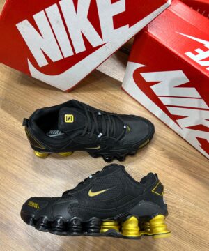 Tenis Nike 12 Molas TL Preto Dourado Masculino Premium 1