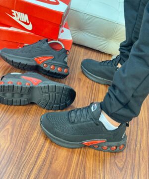 Tenis Nike Air Max DN Cinza Preto Masculino Premium 12