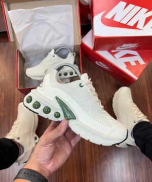 Tênis Nike Air Max DN Branco Verde Masculino Premium