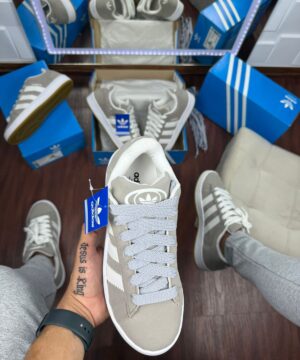 Tenis Adidas Campus Cinza Masculino Premium 1