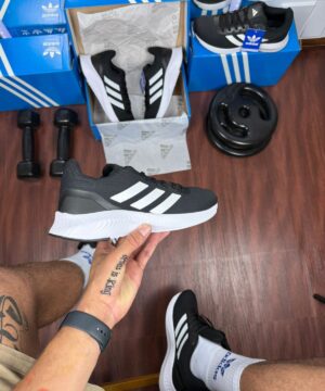 Tenis Adidas Falcon Preto Masculino Premium 2