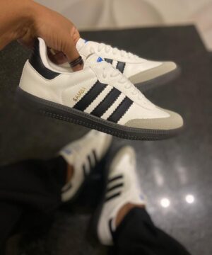 Tenis Adidas Samba Branco Preto Feminino 1