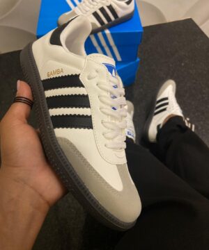 Tenis Adidas Samba Branco Preto Feminino 4