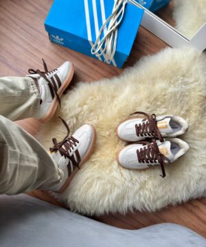 Tenis Adidas Samba Sintetico Off White Cafe Feminino 6