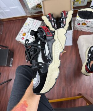 Tenis Dolce Gabana Day Master Preto Vermelho Masculino Premium 4