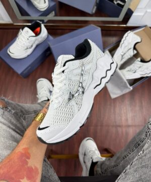 Tenis Mizuno Wave Nirvana 9 Branco Prata Masculino Premium 1