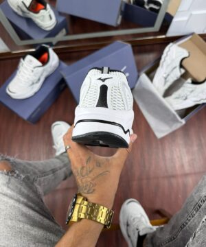 Tenis Mizuno Wave Nirvana 9 Branco Prata Masculino Premium 2