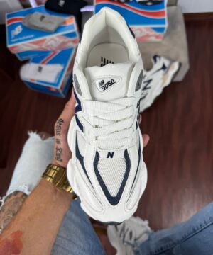 Tenis New Balance 9060 Branco Azul Masculino Premium 4