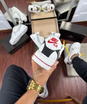 Tenis Nike Air Force GS Branco Masculino Premium 1