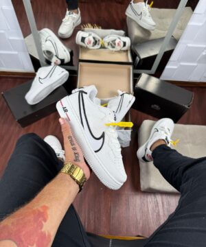 Tenis Nike Air Force GS Branco Masculino Premium 3