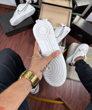 Tenis Nike Air Force GS Branco Masculino Premium 4