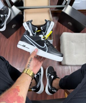 Tênis Nike Air Force GS Preto Masculino Premium