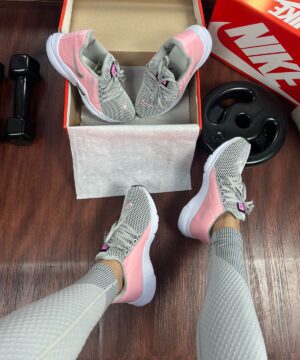 Tenis Nike Air Presto Sportswear Cinza Rosa Feminino 5