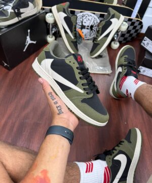 Tênis Nike Travis Scott Verde Preto Masculino Premium