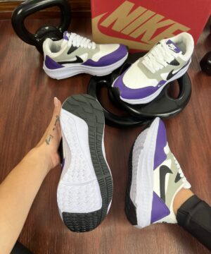 Tenis Nike Zoom Fit Branco Roxo Feminino 1