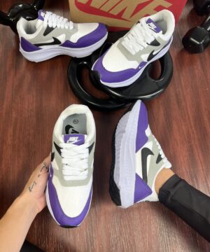 Tenis Nike Zoom Fit Branco Roxo Feminino 2