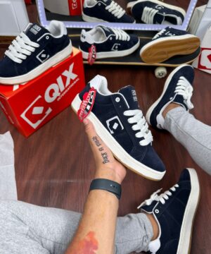 Tênis Qix Skateboarts Marinho Masculino Premium