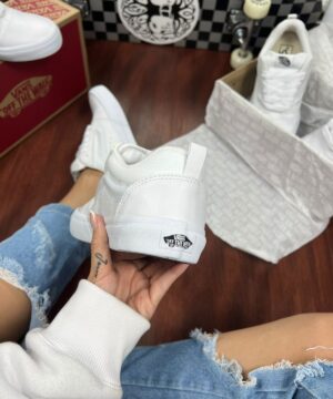 Tenis Vans Knu Branco Feminino Premium 3