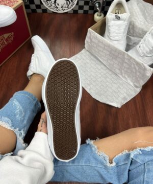 Tenis Vans Knu Branco Feminino Premium 4