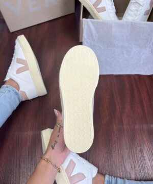 Tenis Vert Cadarco Branco Rose Feminino Premium 3