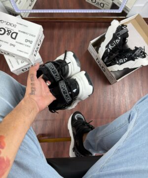 Dolce Gabana Day Master Preto Branco Masculino Premium 4