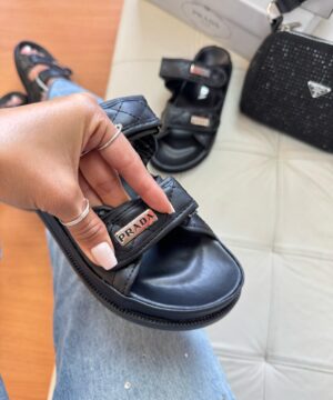 Papete Prada Luxo Preto Feminino Premium 1