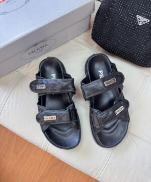 Papete Prada Luxo Preto Feminino Premium 2
