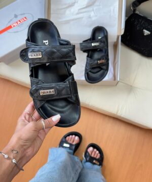 Papete Prada Luxo Preto Feminino Premium 4